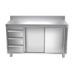 Armario de trabajo con zócalo (REF. ARM001)