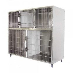 Jaula 5 departamemntos de acero inoxidable (REF. JA002)