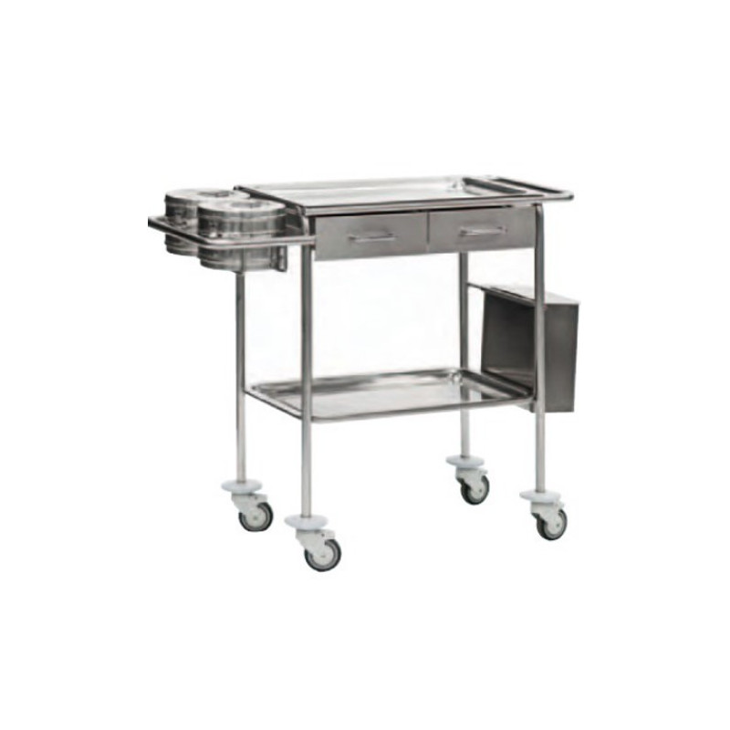 Carro de acero inoxidable con ruedas (REF. CAR003)