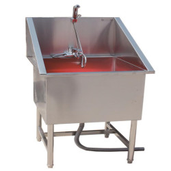 Fregadero de acero inoxidable para mascotas (REF. FREG001)