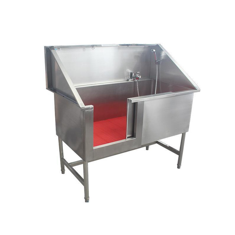 Bañera de acero inoxidable para mascotas (REF. BAÑ002)