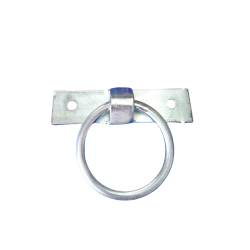 Anilla de amarre galvanizada 2 taladros (REF. ANI002)