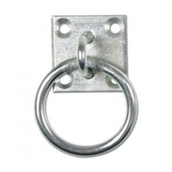 Anilla de amarre galvanizada 4 taladros (REF. ANI003)