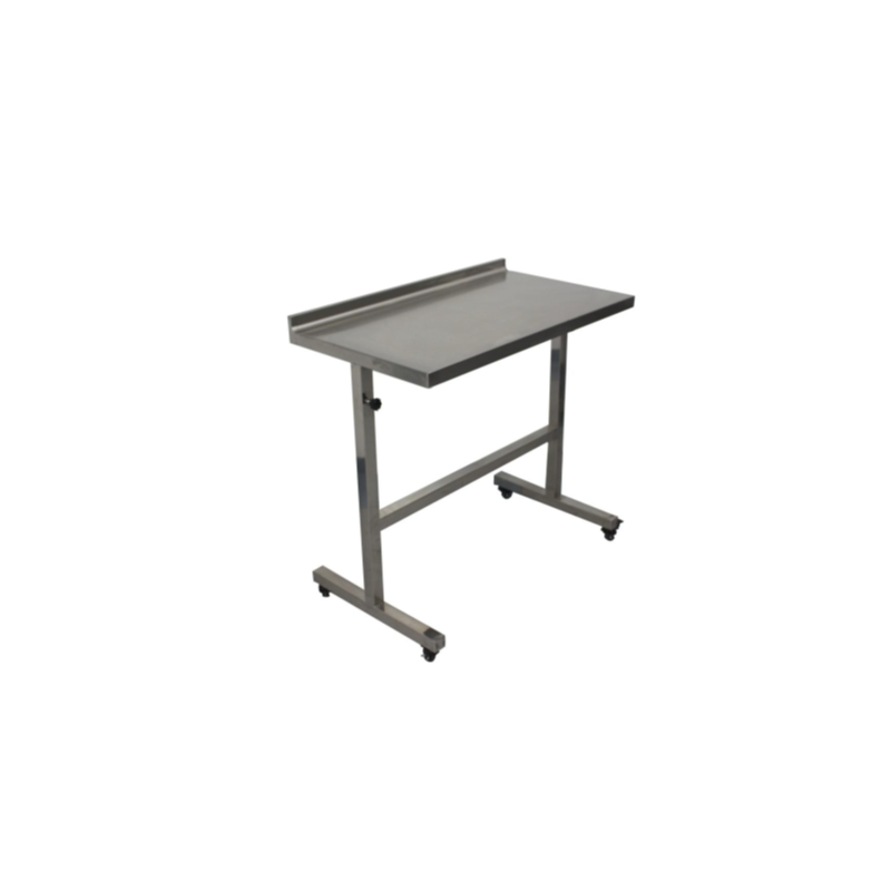 Carro auxiliar de acero inoxidable con zócalo (REF. CAR006)