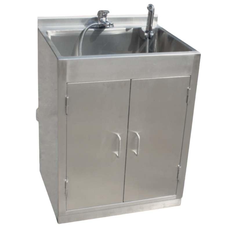 Fregadero de acero inoxidable para lavado de mascotas (REF. FREG005)